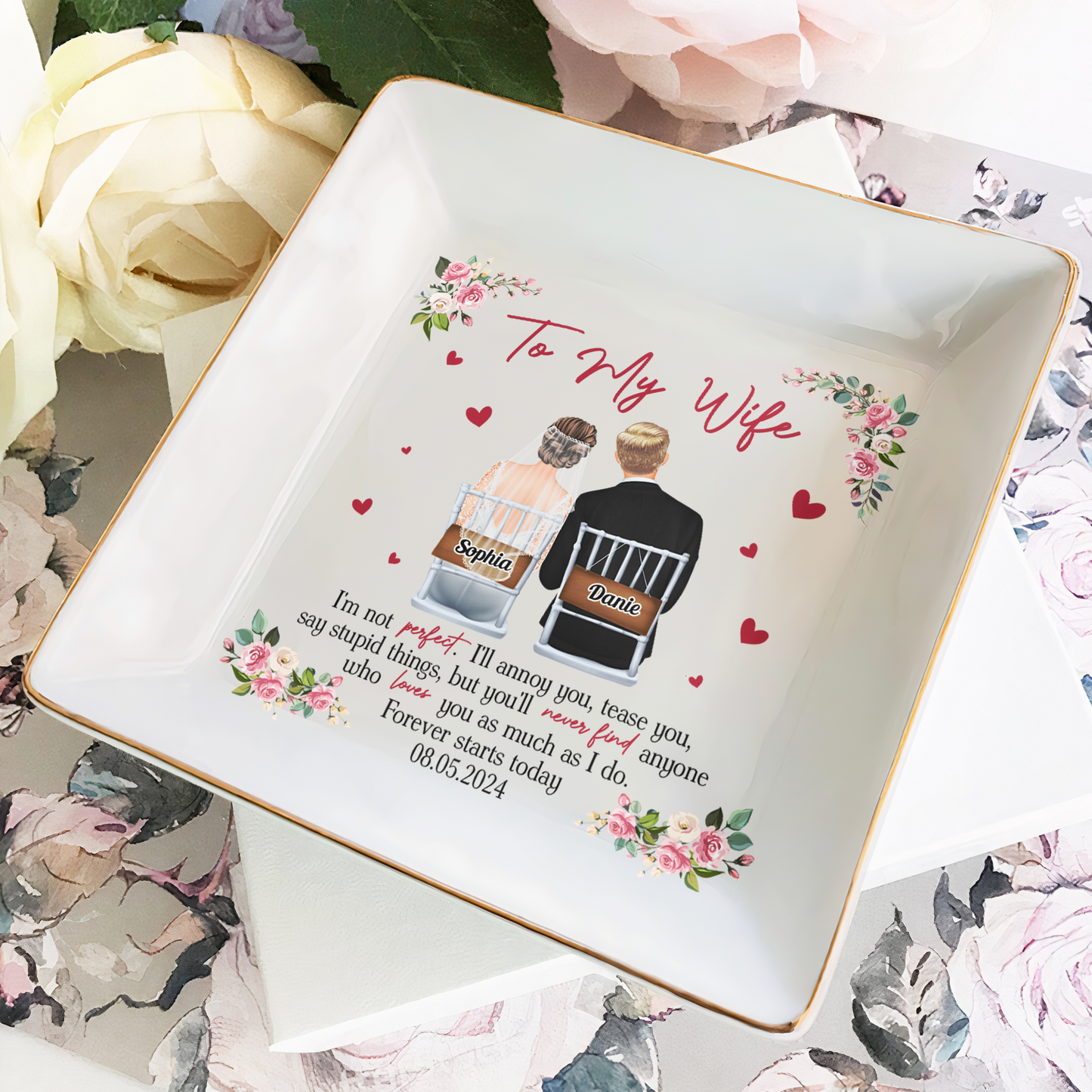 Forever Starts Today - Personalized Jewelry Dish