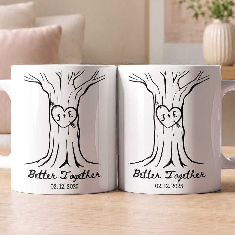 Forever-&-Always-Couple-Anniversary-Gifts-Custom-Name-&-Date-Personalized-Mug-2