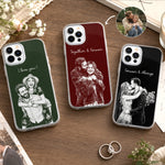 Forever-&-Always-Custom-Photo-Sketch-Line-Art-Anniversary-Gift-For-Her-Him-Personalized-Phone-Case-1
