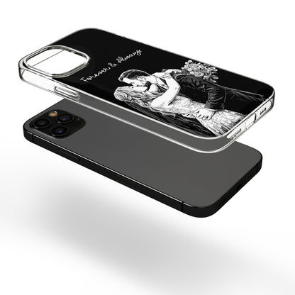 Forever-&-Always-Custom-Photo-Sketch-Line-Art-Anniversary-Gift-For-Her-Him-Personalized-Phone-Case-6