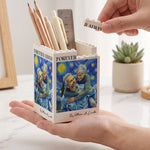 Forever-&-Always-Custom-Photo-Van-Gogh-Art-Gifts-For-Him-Personalized-Pen-Holder-2