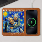Forever-&-Always-New-Version-Custom-Photo-Van-Gogh-Art-Gift-For-Him-Her-Personalized-Charging-Pad-2