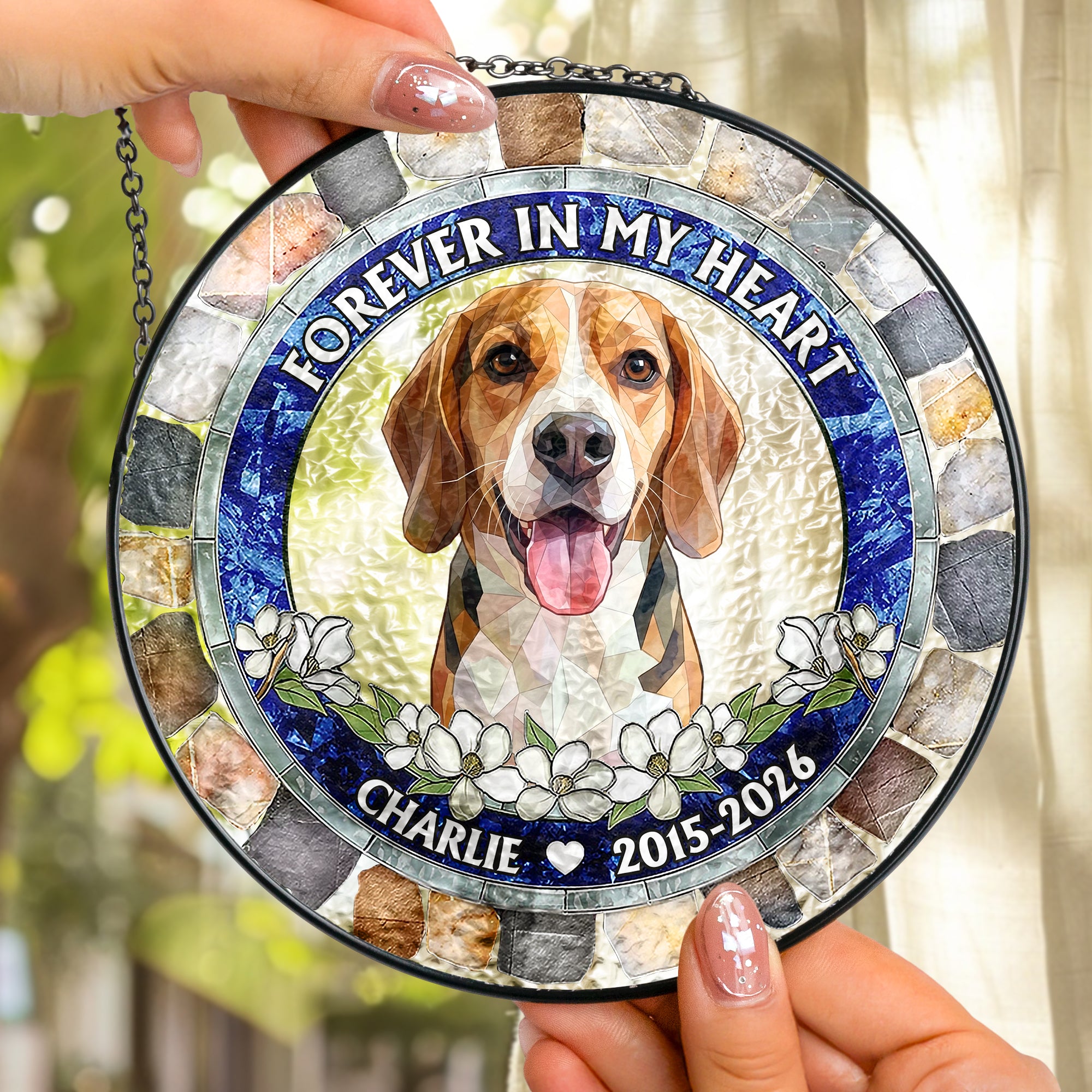 Forever-In-My-Heart-Custom-Pet-Photo-Stained-Glass-Style-Personalized-Window-Haning-Suncatcher-3