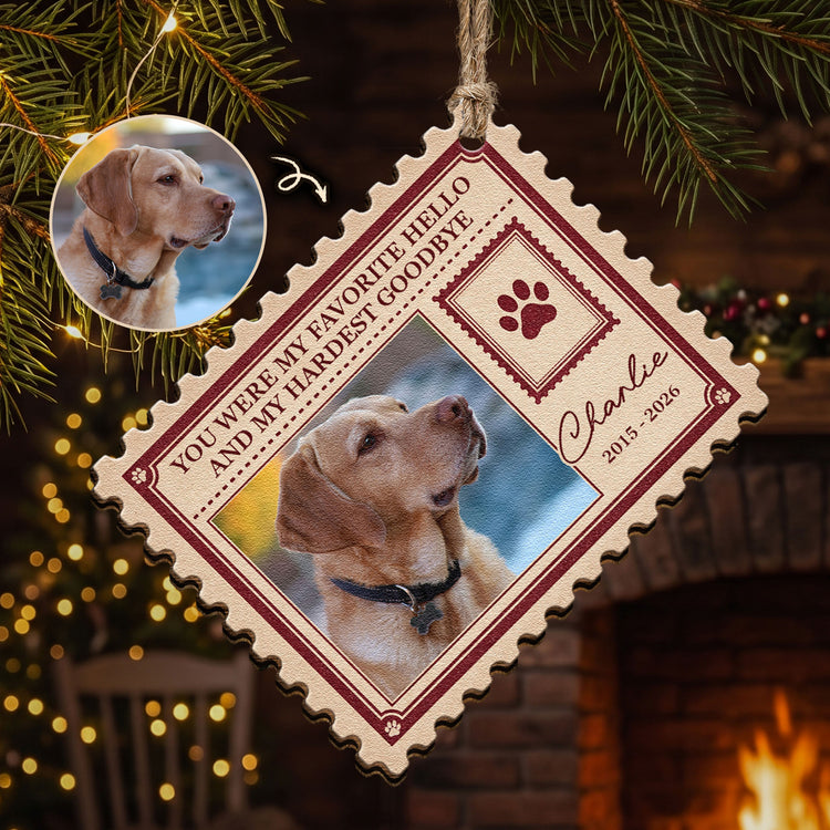 Forever-In-My-Heart-Postage-Stamp-Personalized-Ornament-1