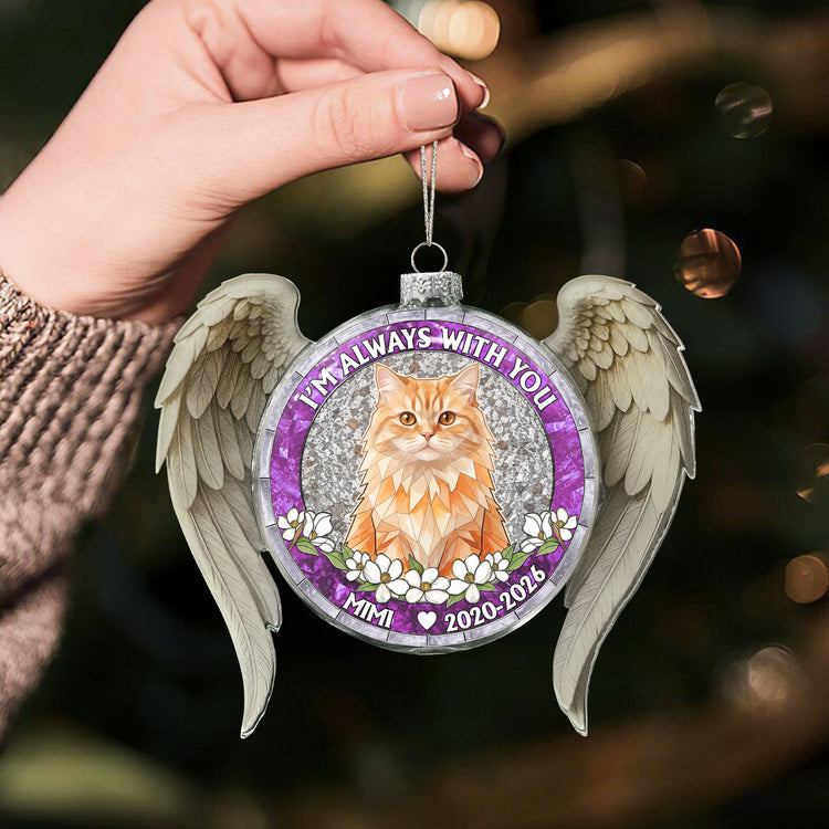 Forever-In-Our-Hearts-Custom-Photo-Pet-Loss-Stained-Glass-Art-Personalized-Ornament-3