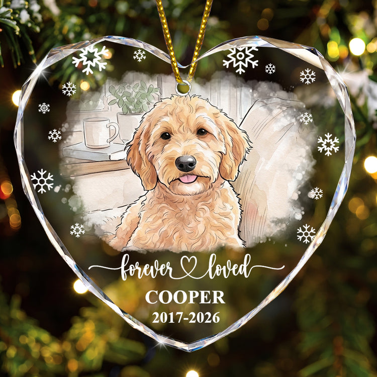 Forever-Loved-Memorial-Pet-Watercolor-Photo-Personalized-Ornament