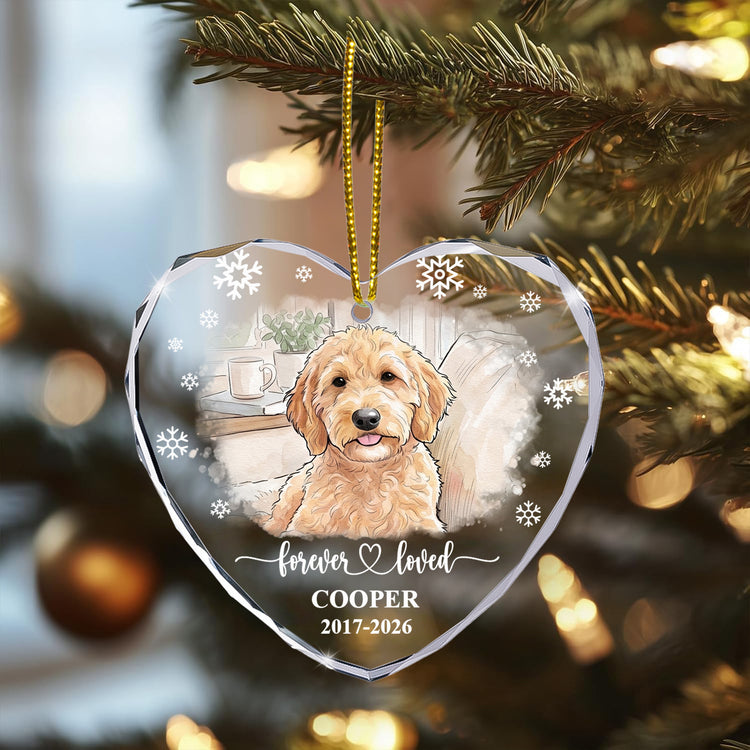 Forever-Loved-Memorial-Pet-Watercolor-Photo-Personalized-Ornament