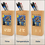 Forever-To-Go-Custom-Photo-Van-Gogh-Art-Personalized-Pen-Holder-With-Clock-4