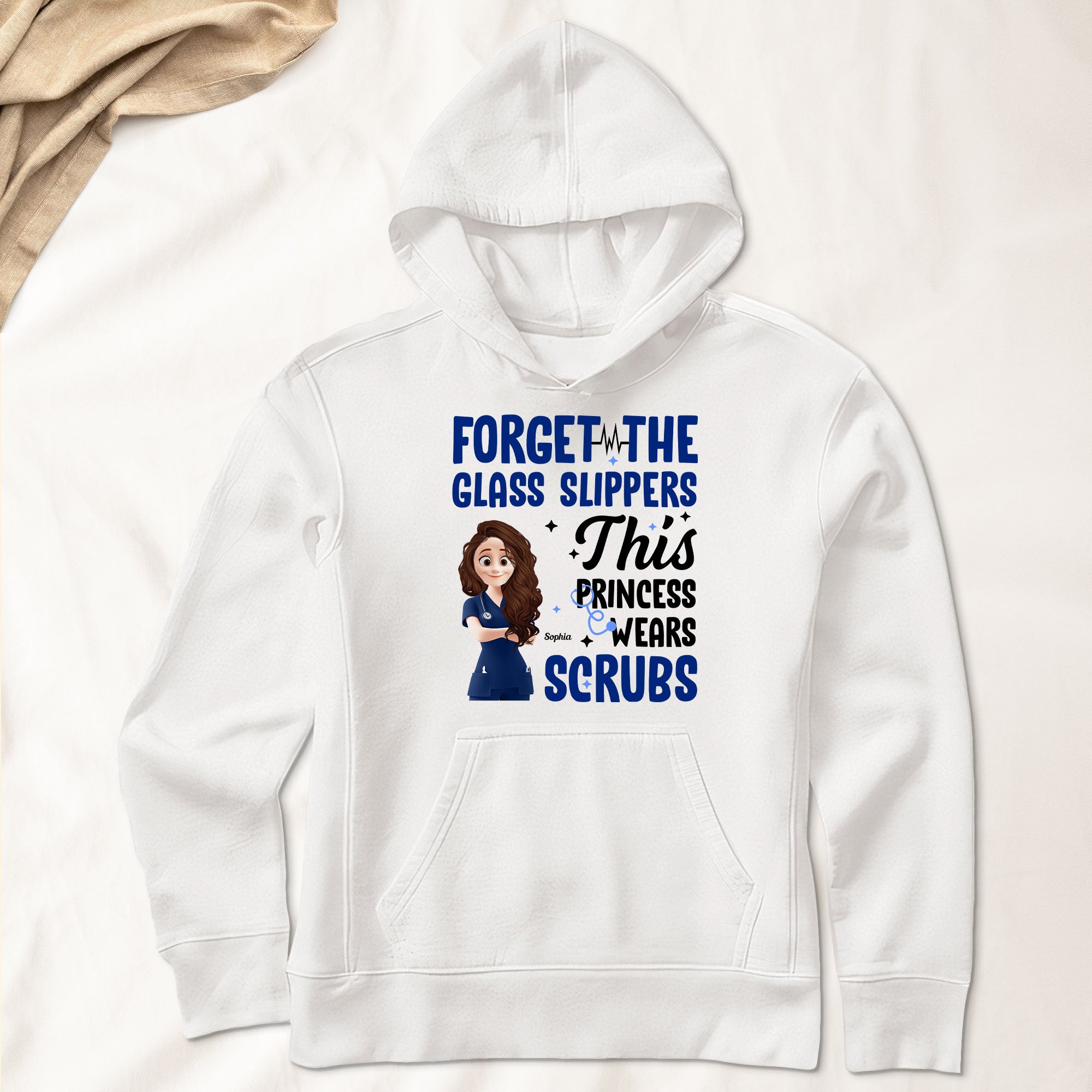 Forget Glass Slippers This Princess Wears Scrubs - Personalized Shirt