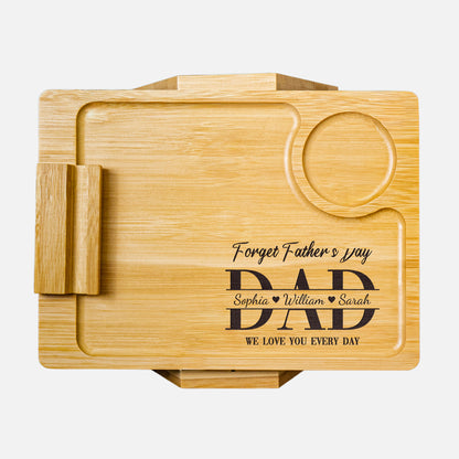 Forget-Father'S-Day-We-Love-You-Every-Day-Personalized-Wooden-Couch-Arm-Table-2