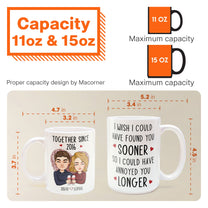 Found You Sooner, Annoyed You Longer - Personalized Mug