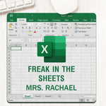 Freak In The Sheets - For Boss, Coworkers - Custom Shape Mouse Pad