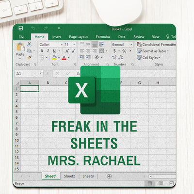 Freak In The Sheets - For Boss, Coworkers - Custom Shape Mouse Pad
