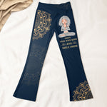 Free Your Mind And Smile Inside - Personalized Flare Leggings