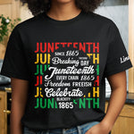 Freedom Day Juneteenth - Personalized Shirt
