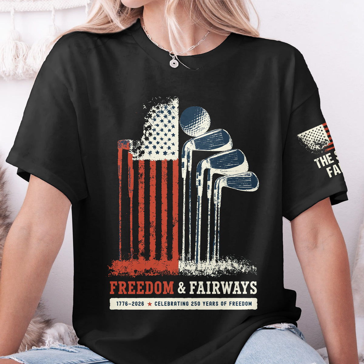 Freedom-&-Fairways-Golf-Lovers-Gifts-For-Him,-Celebrating-250-Years-Of-Freedom-Personalized-Shirt-8