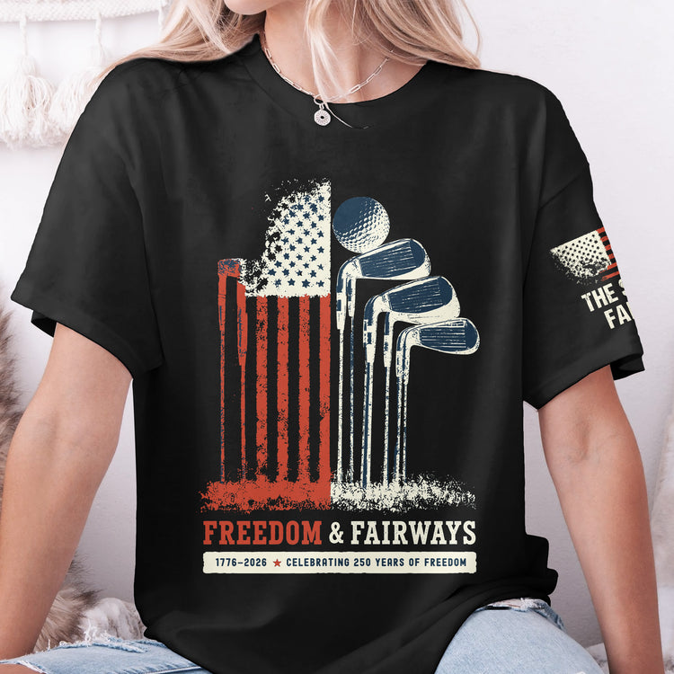 Freedom-&-Fairways-Golf-Lovers-Gifts-For-Him,-Celebrating-250-Years-Of-Freedom-Personalized-Shirt-8