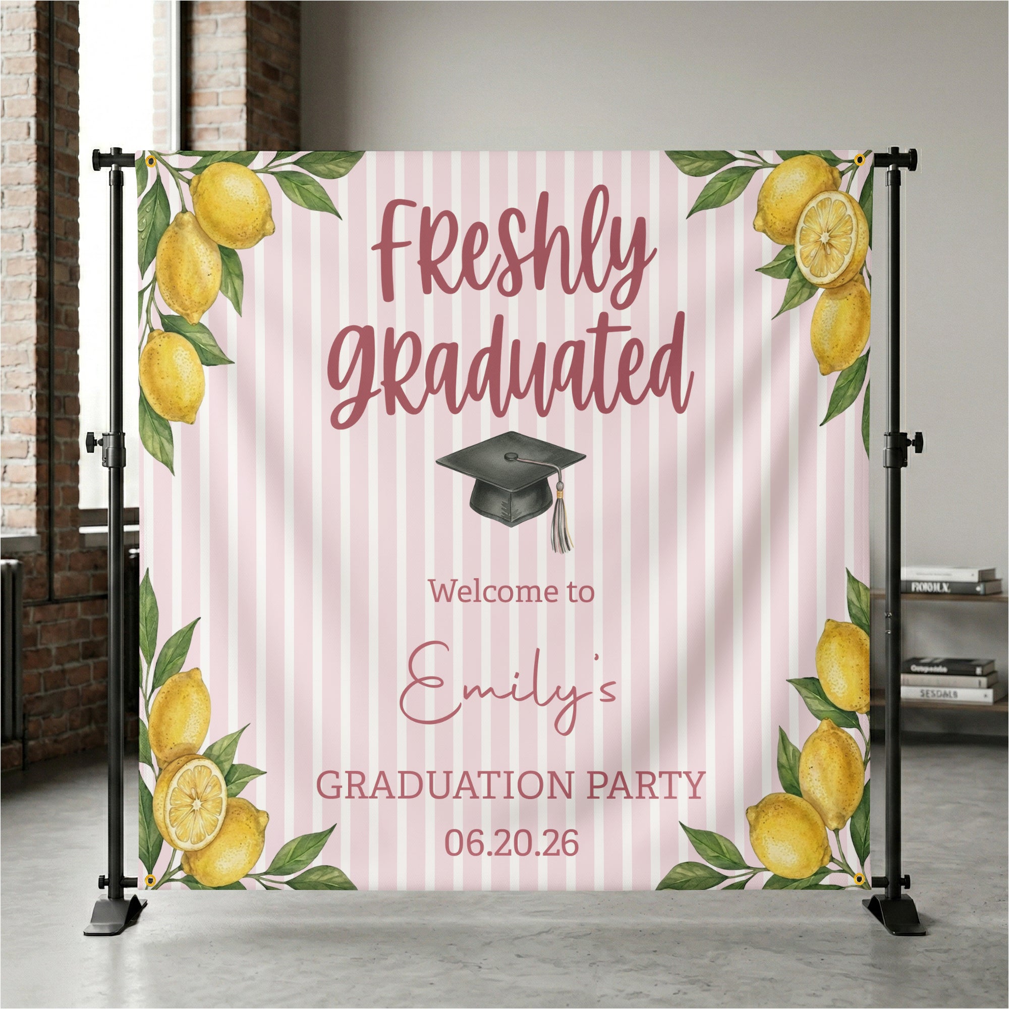 Freshly-Graduated-Graduation-Party-Personalized-Backdrop-3