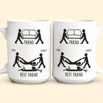 Friend Vs Best Friend Funny - Personalized Mug