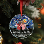 Friends Like Star - Personalized Glass Ornament