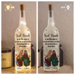 Friends Like Star - Thank You Gifts For Friends, Sisters - Personalized Bottle Lamp