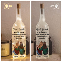 Friends Like Star - Thank You Gifts For Friends, Sisters - Personalized Bottle Lamp