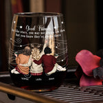 Friends Like Star - Thank You Gifts For Friends, Sisters - Personalized Stemless Wine Glass
