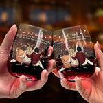Friends Like Star - Thank You Gifts For Friends, Sisters - Personalized Stemless Wine Glass