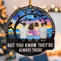 Friends Ornament Good Friends Are Like Stars - Personalized Acrylic Ornament