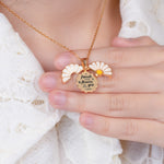 Friends Were Flowers I'd Pick You - Personalized Daisy Necklace With Hidden Message