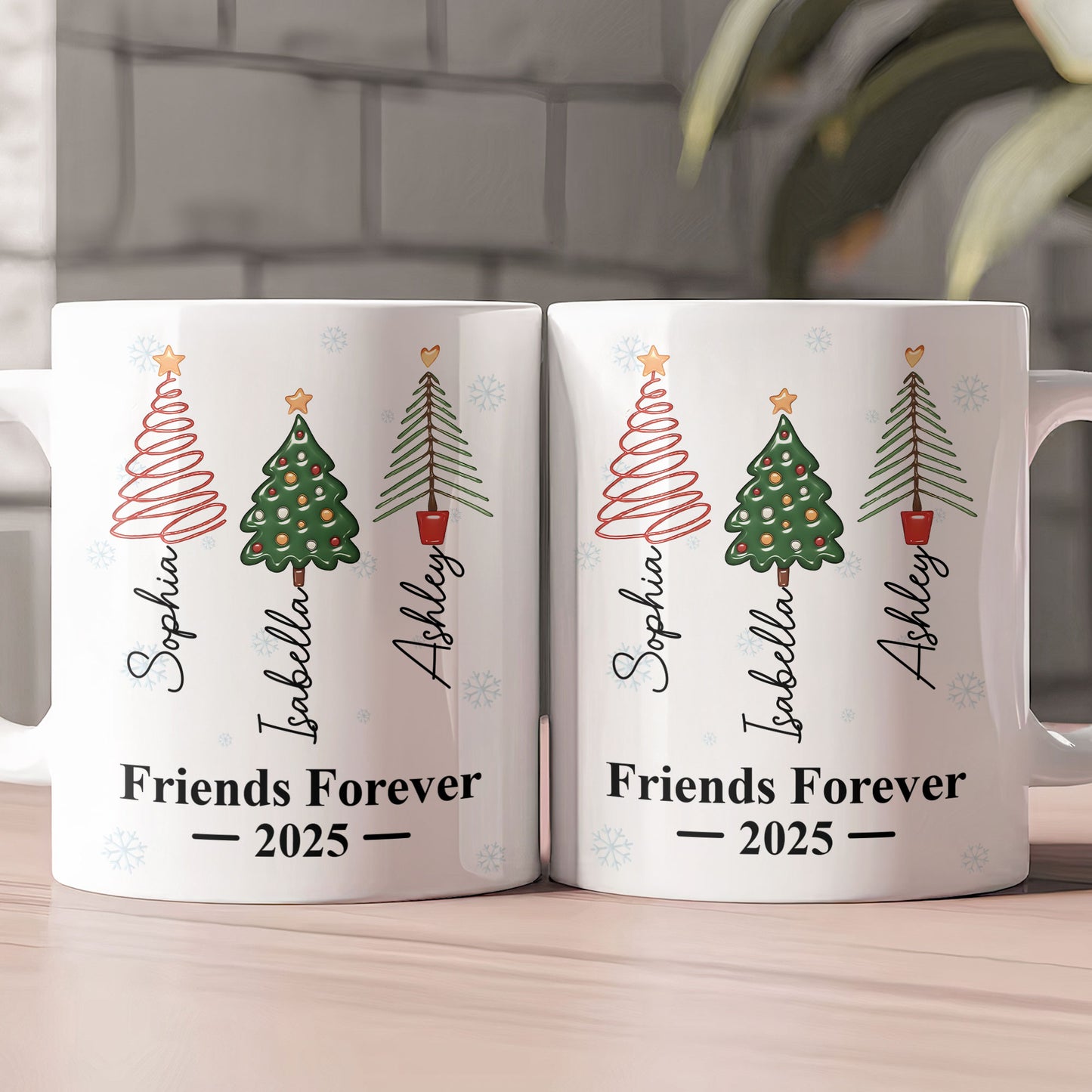 Friends, Family Tree Names - Personalized Mug