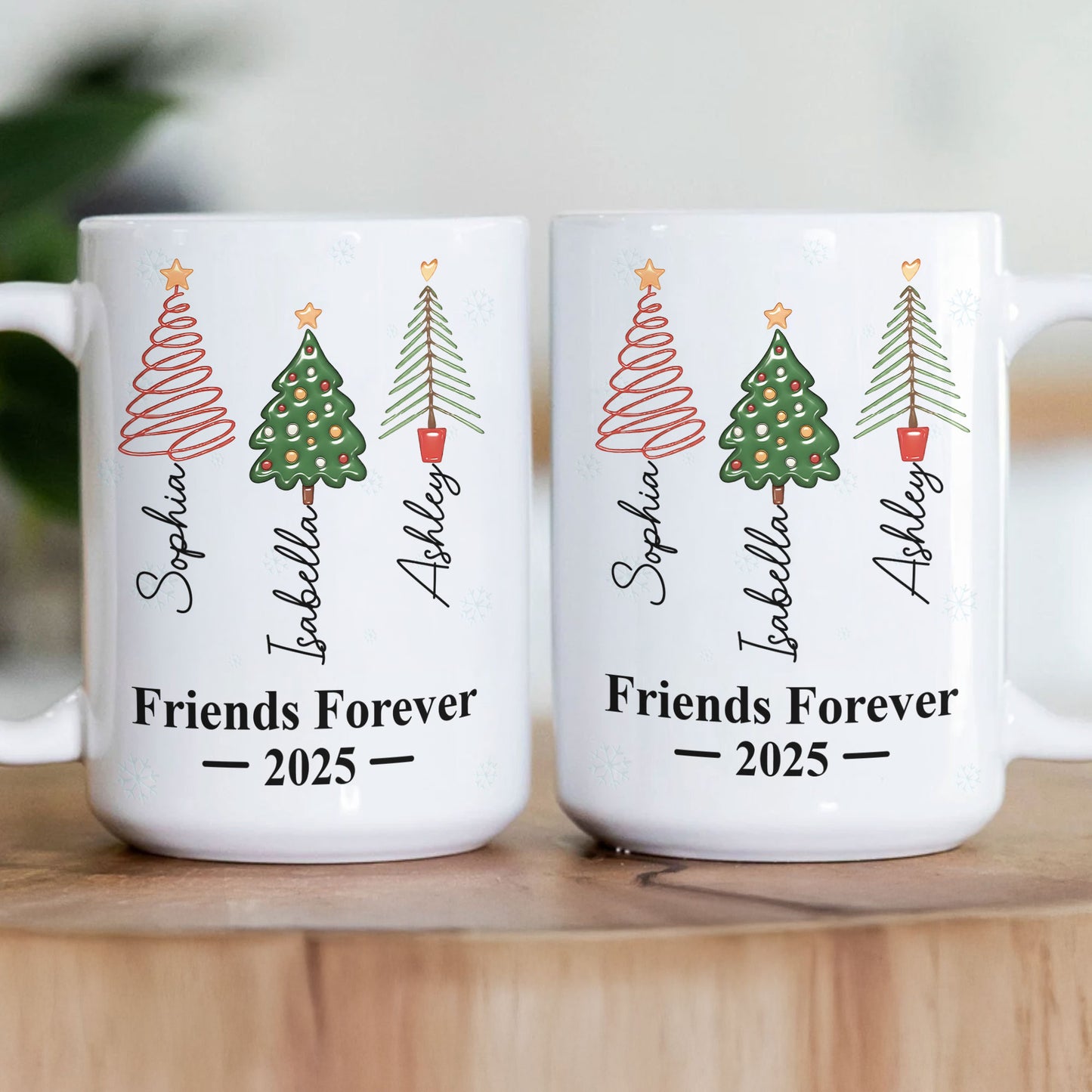 Friends, Family Tree Names - Personalized Mug