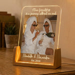Friendship Gifts Custom Photo Love You Bestie - Personalized Night Light