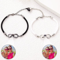 Friendship Gifts Idea Besties Forever - Custom Photo Projection Bracelets