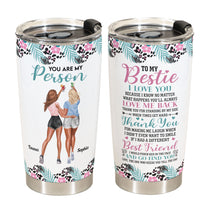Friendship Thank You For Making Me Laugh - Personalized Tumbler Cup