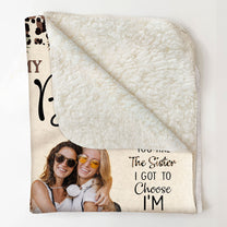 Friendship Thank You For Standing By My Side - Personalized Photo Blanket