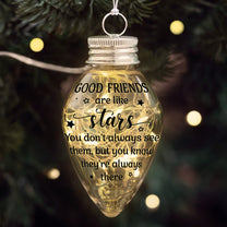 Friendship Thank You Gift Light Up Christmas Tree - Personalized LED Christmas Light