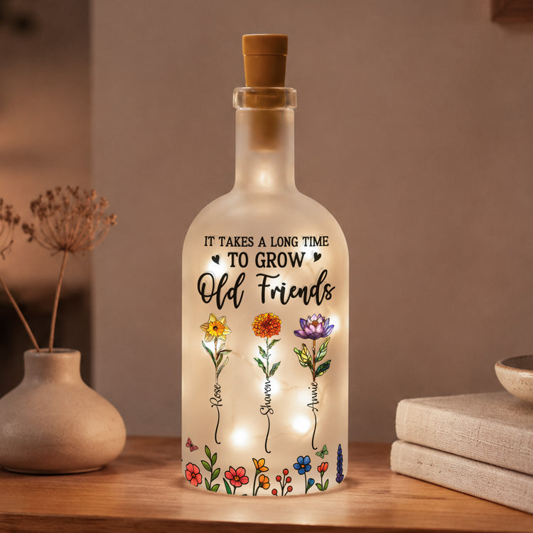 Friendship-Gifts-Birth-Flowers-It-Takes-A-Long-Time-Personalized-Bottle-Lamp-1