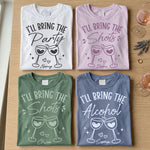 Friendship-I'll-Bring-The-Funny-Group-Tee-Personalized--Comfort-Tee 1
