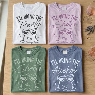 Friendship I'll Bring The Funny Group Tee - Personalized Comfort Tee