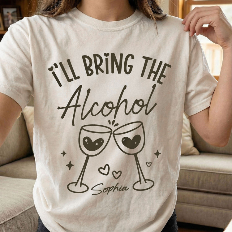 Friendship-I'll-Bring-The-Funny-Group-Tee-Personalized--Comfort-Tee 3