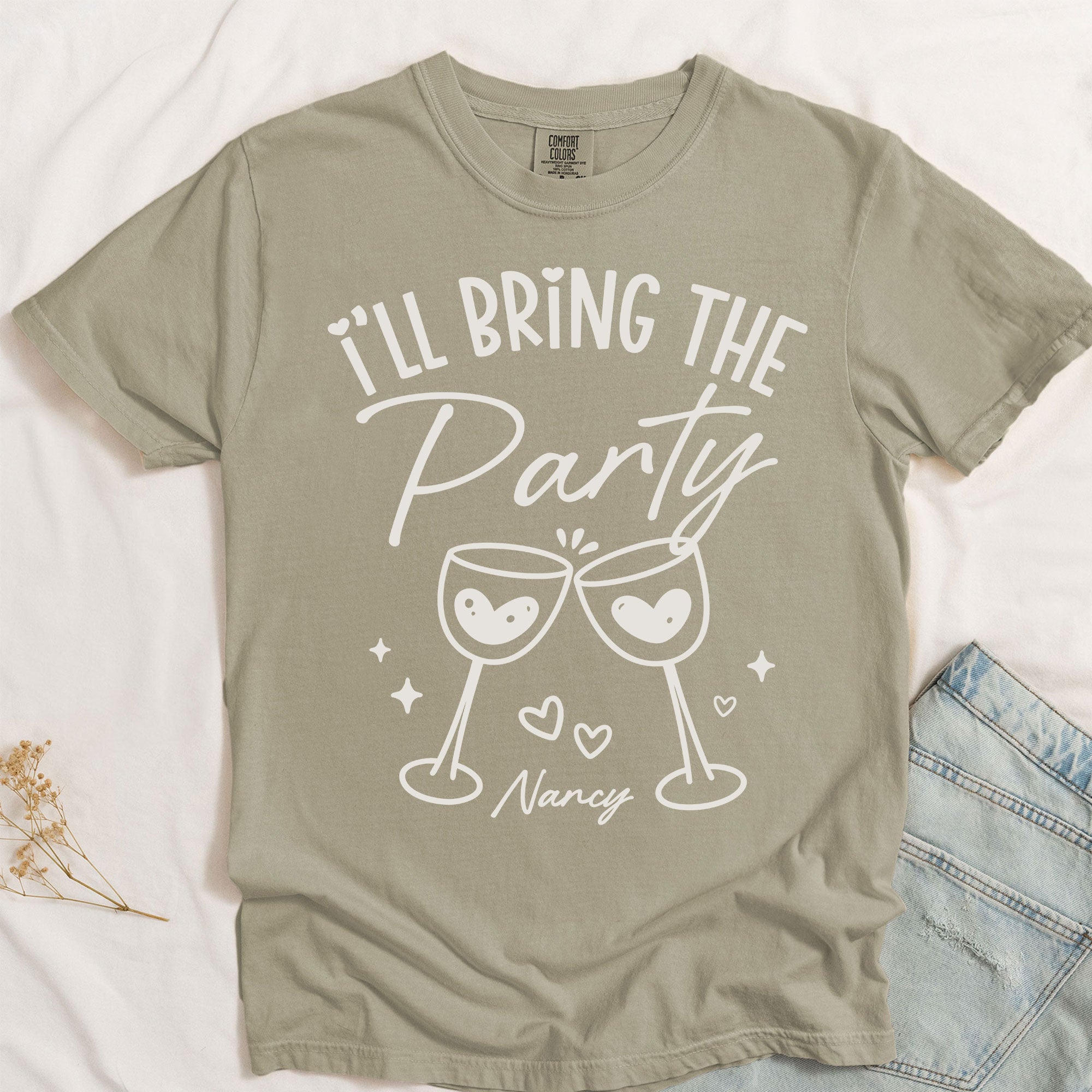 Friendship-I'll-Bring-The-Funny-Group-Tee-Personalized--Comfort-Tee 5