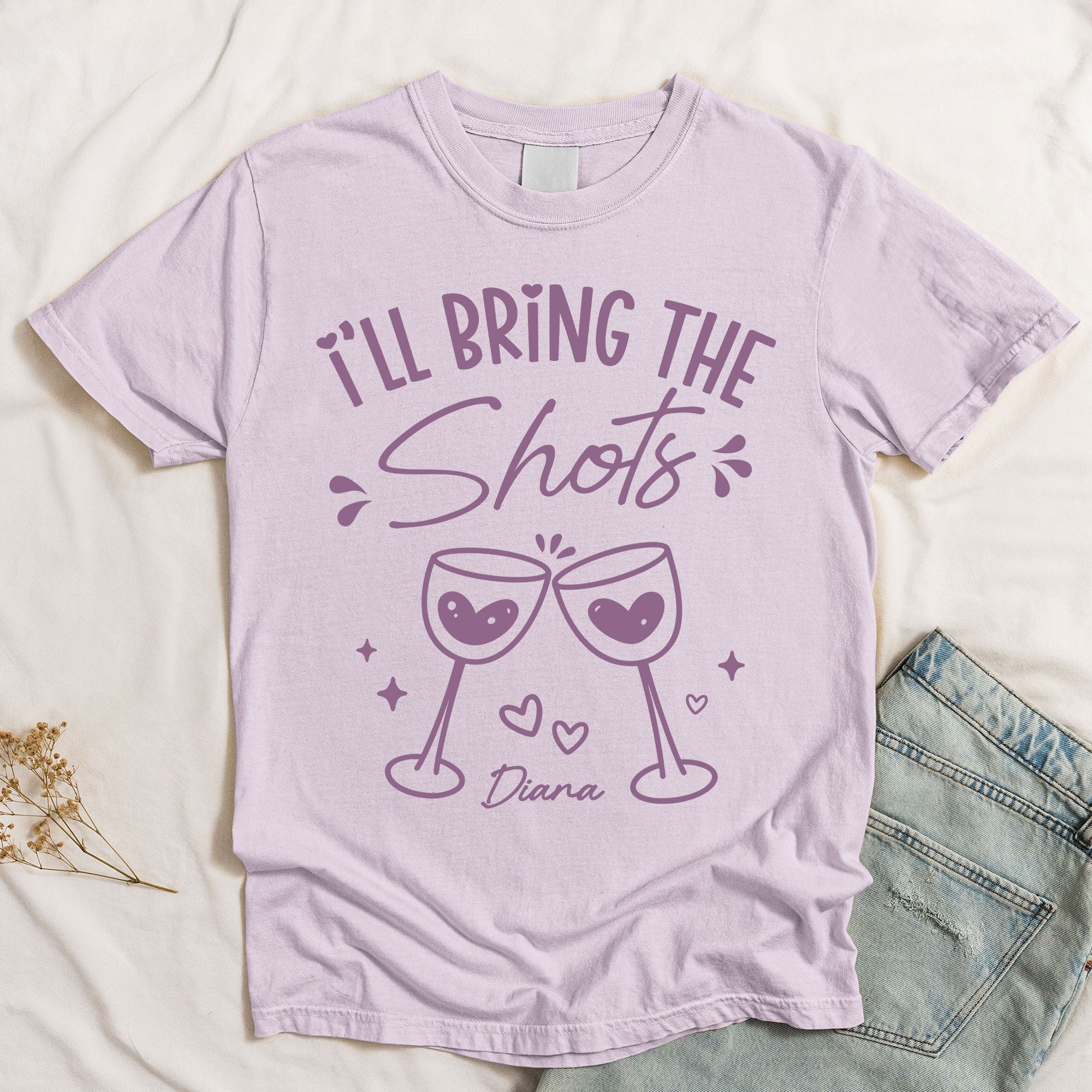 Friendship-I'll-Bring-The-Funny-Group-Tee-Personalized--Comfort-Tee 6