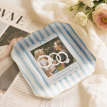 Friendship-Thank-You-Gift-Custom-Photo-&-Message,-Ceramic-Trinket-Tray-Stripe-With-Bow-Personalized-Jewelry-Dish4