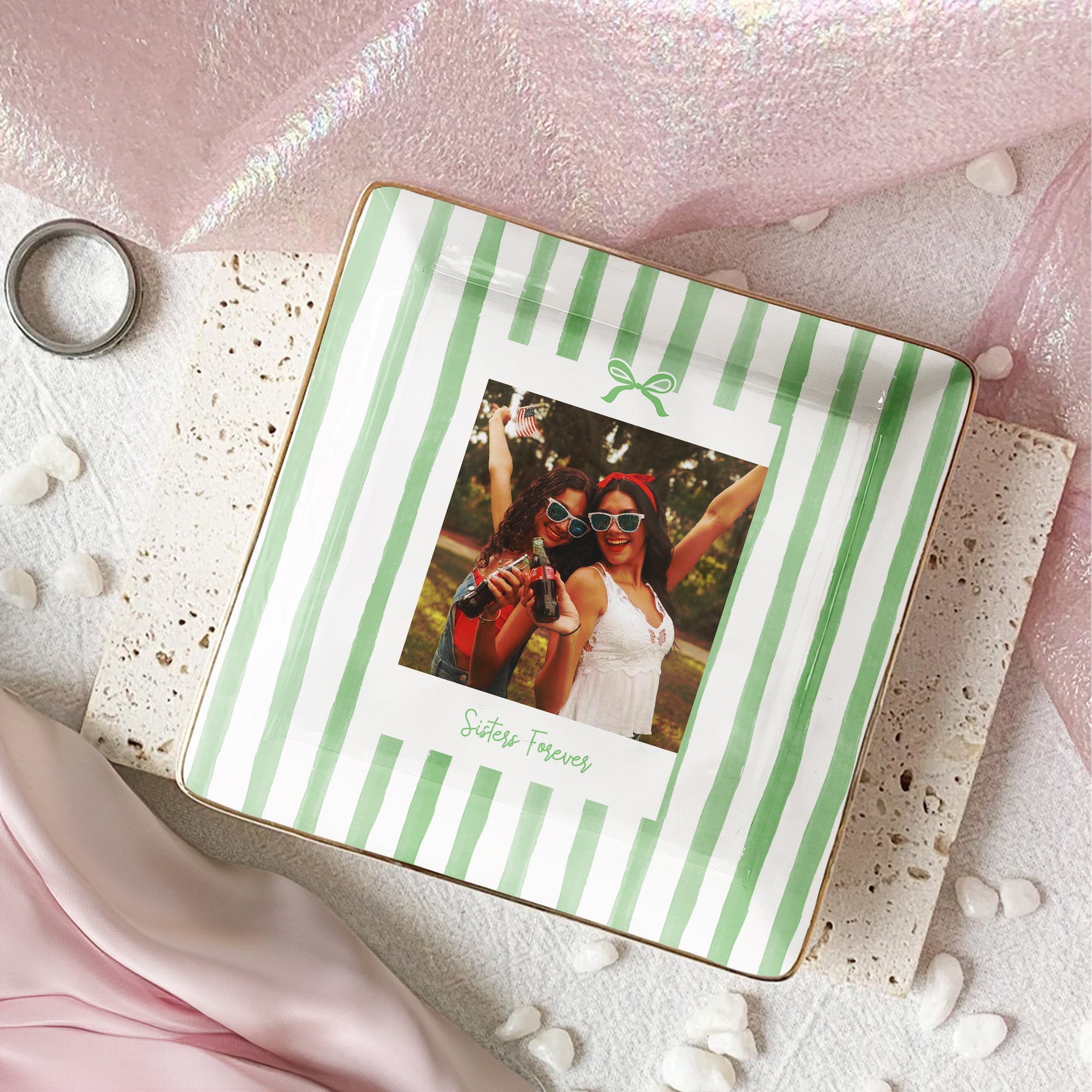 Friendship-Thank-You-Gift-Custom-Photo-&-Message,-Ceramic-Trinket-Tray-Stripe-With-Bow-Personalized-Jewelry-Dish5