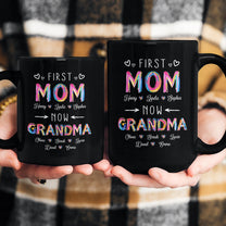 Frist-Mom-Now-Grandma-Brushstroke-Personalized-Mug-4