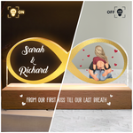 From Our First Kiss Till Our Last Breath - Personalized LED Night Light