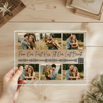 From Our First Kiss Till Our Last Breath Qr Code - Personalized Acrylic Photo Plaque