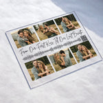 From Our First Kiss Till Our Last Breath Qr Code - Personalized Acrylic Photo Plaque