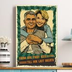 From Our First Kiss Till Our Last Breath Retro Comic - Personalized Photo Poster
